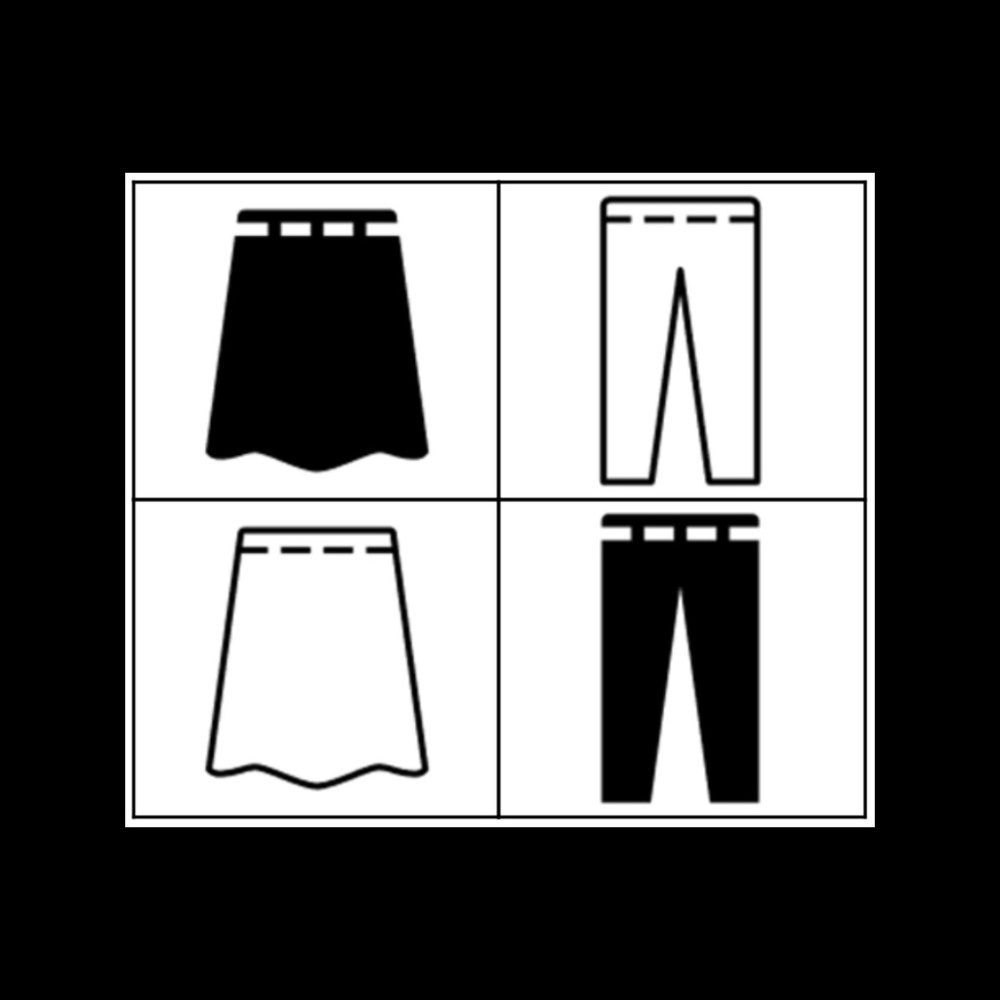 SKIRTS PANTS & BELTS